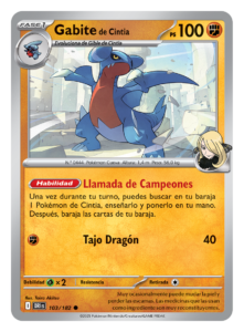 Pokémon TCG Scarlet & Violet—Destined Rivals_103_Cynthia’s Gabite_ES